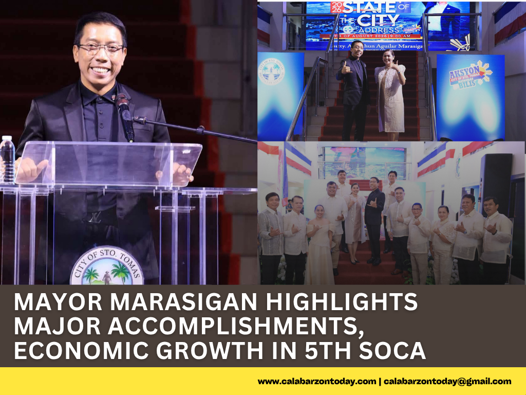 Mayor Marasigan Highlights Major Accomplishments, Economic Growth in 5th SOCA