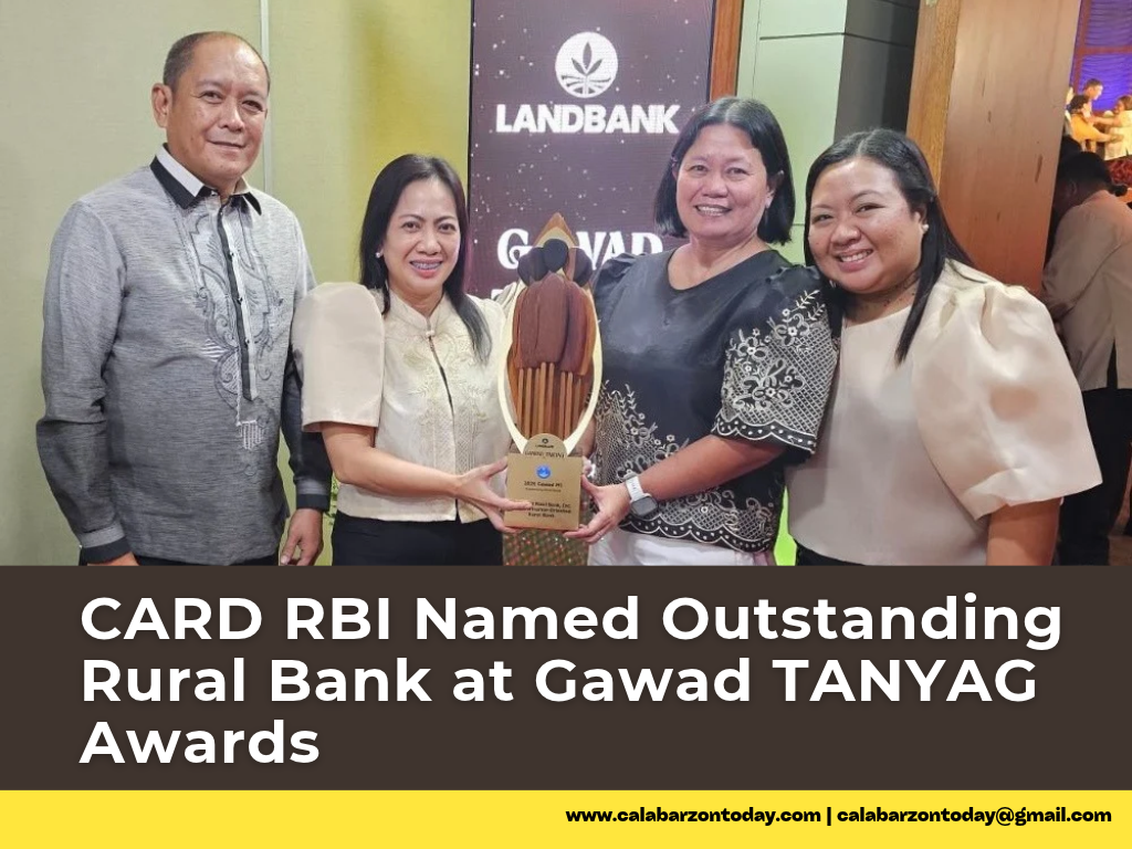 CARD RBI Named Outstanding Rural Bank at Gawad TANYAG Awards