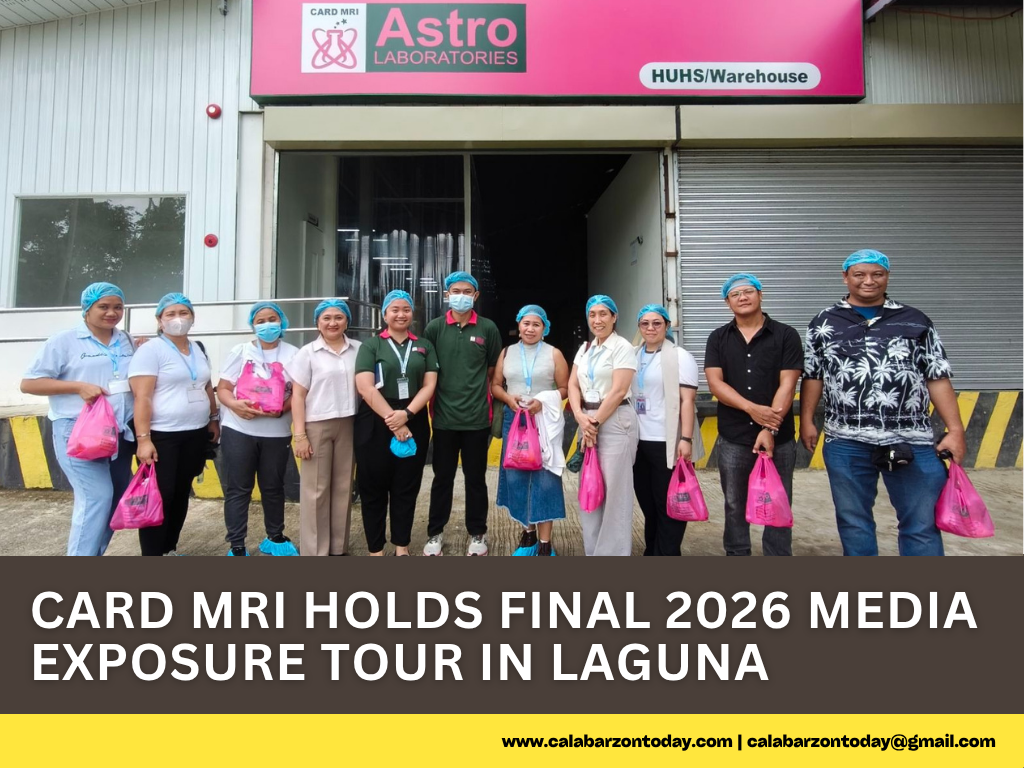 CARD MRI Holds Final 2026 Media Exposure Tour in Laguna
