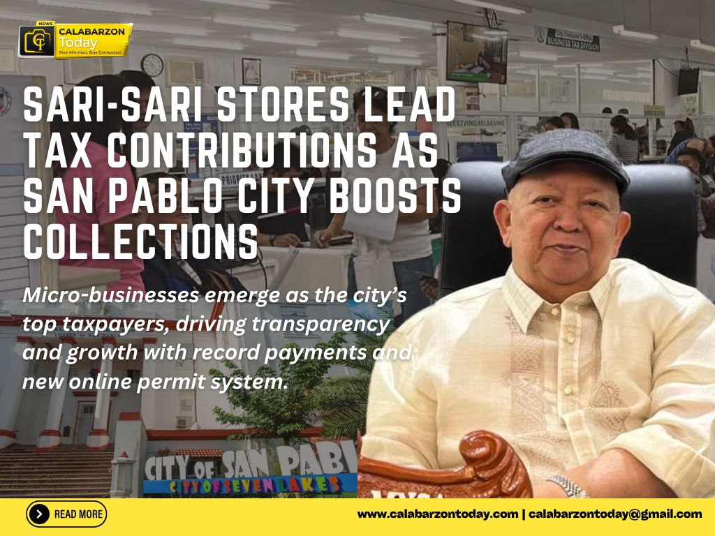 Sari-sari store lead tax contributions as San Pablo City boosts collections