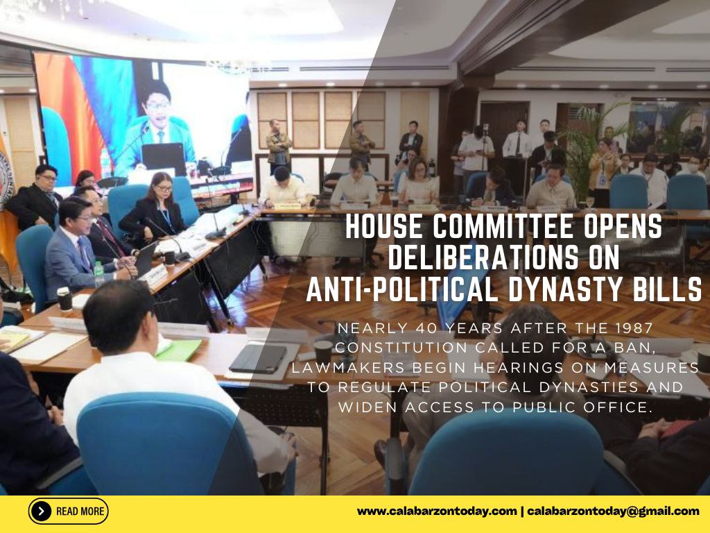 House Committee opens deliberations on Anti-Political Dynasty Bills