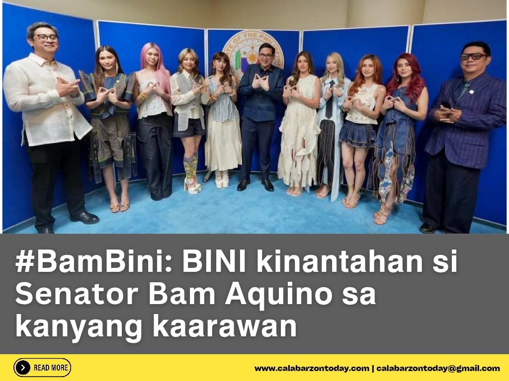 #BamBini: BINI kinantahan si Senator Bam Aquino sa kanyang kaarawan