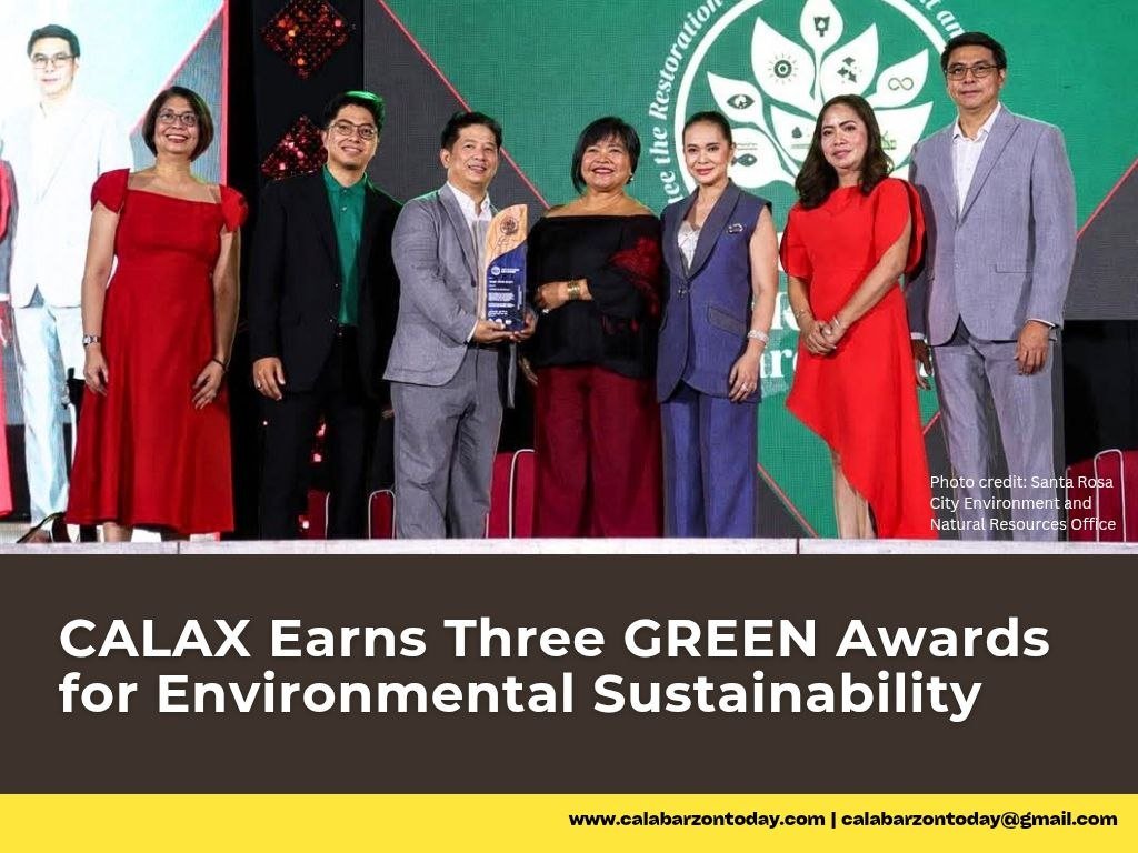 CALAX Earns Three GREEN Awards for Environmental Sustainability