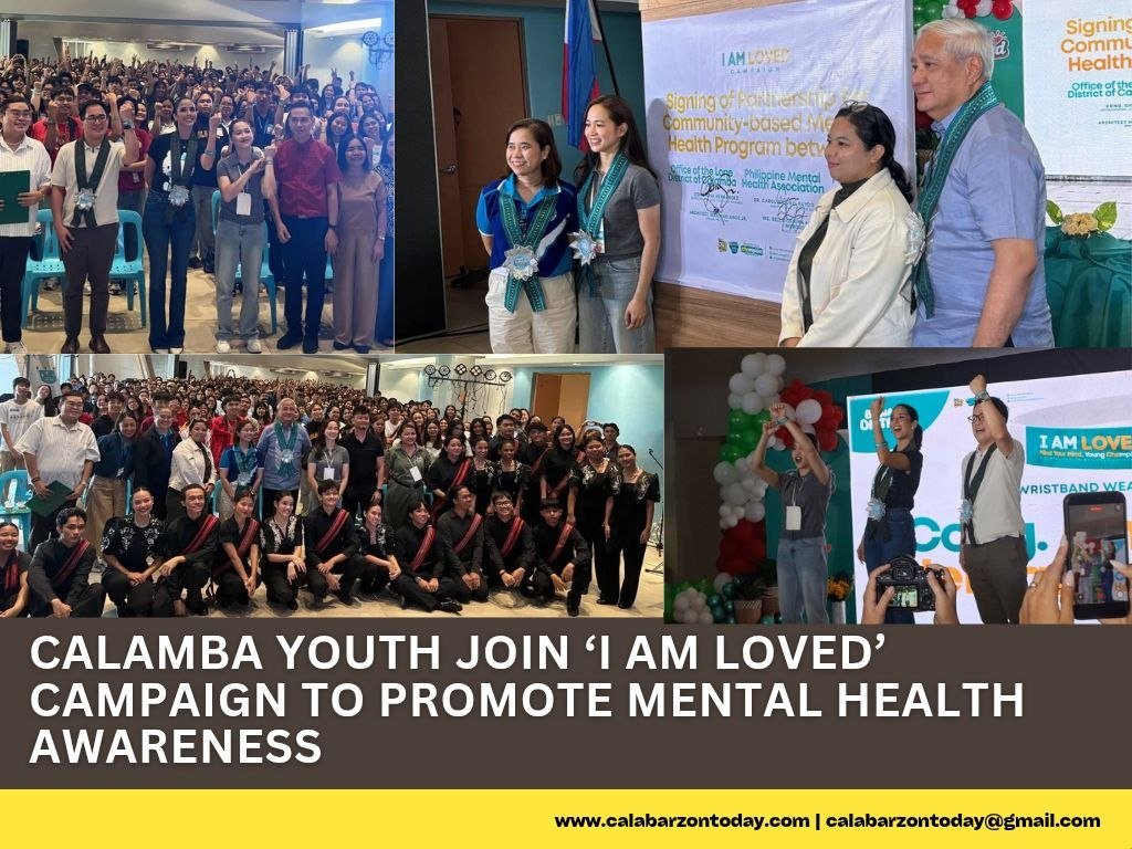 𝗖𝗮𝗹𝗮𝗺𝗯𝗮 𝘆𝗼𝘂𝘁𝗵 𝗷𝗼𝗶𝗻 ‘𝗜 𝗔𝗺 𝗟𝗼𝘃𝗲𝗱’ 𝗰𝗮𝗺𝗽𝗮𝗶𝗴𝗻 𝘁𝗼 𝗽𝗿𝗼𝗺𝗼𝘁𝗲 𝗺𝗲𝗻𝘁𝗮𝗹 𝗵𝗲𝗮𝗹𝘁𝗵 𝗮𝘄𝗮𝗿𝗲𝗻𝗲𝘀𝘀